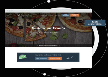 Landing Page Delivery food App